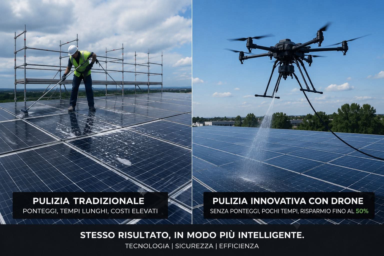 Pulizia Pannelli Fotovoltaici: Quanto Costa e Quanto Fai Recuperare in Produzione